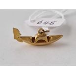 A Gondola charm 18ct gold 1.7 gms