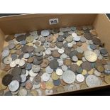 Tray of coins