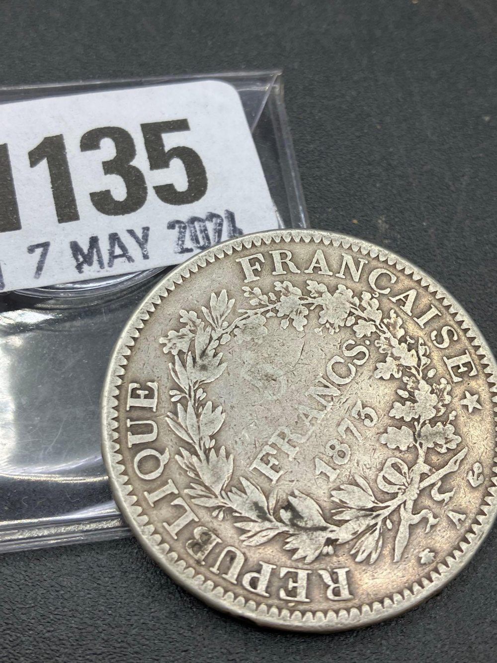 French silver crown 1873 - Bild 2 aus 2