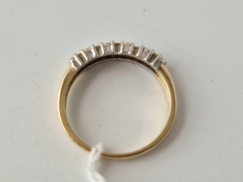 A FIVE STONE DIAMOND RING 18CT GOLD SIZE P 3.2 GMS - Image 3 of 3