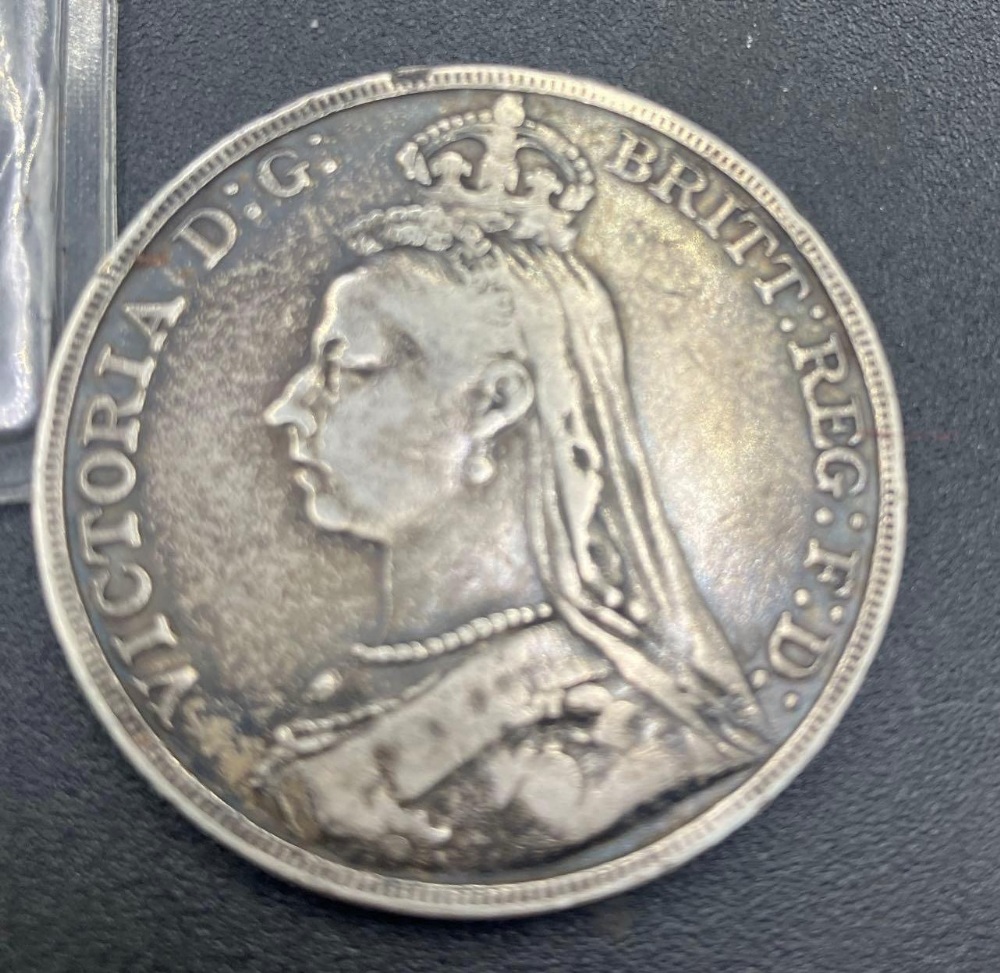 Victoria Crown 1889 - Image 2 of 2