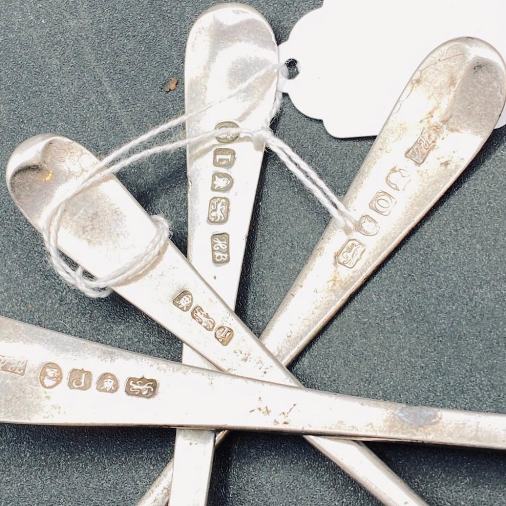 4 Hester Bateman spoons - Image 2 of 3