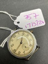 A gents LANCET automatic wrist watch with seconds dial W/O