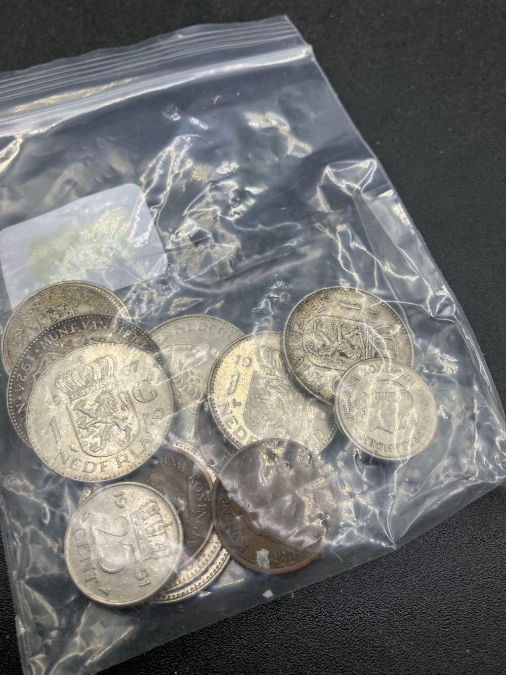 One bag of Dutch coins, including 1924 - 1928 - Image 2 of 2