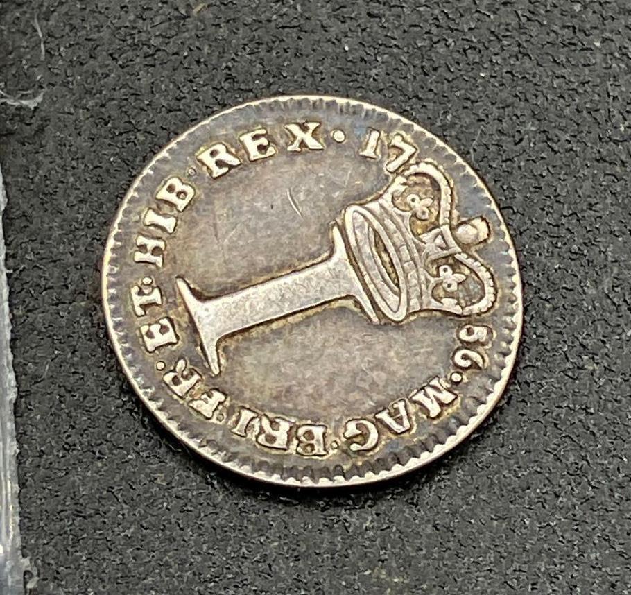 A 1786 silver penny - Image 2 of 2