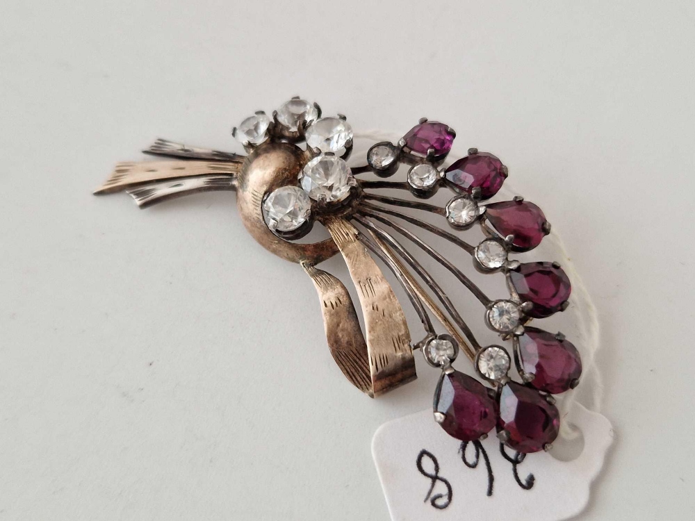 A 9Ct Stone Set Brooch - Image 2 of 3