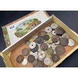 Old box of coins