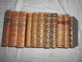 BINDINGS Leather bindings, 11 titles