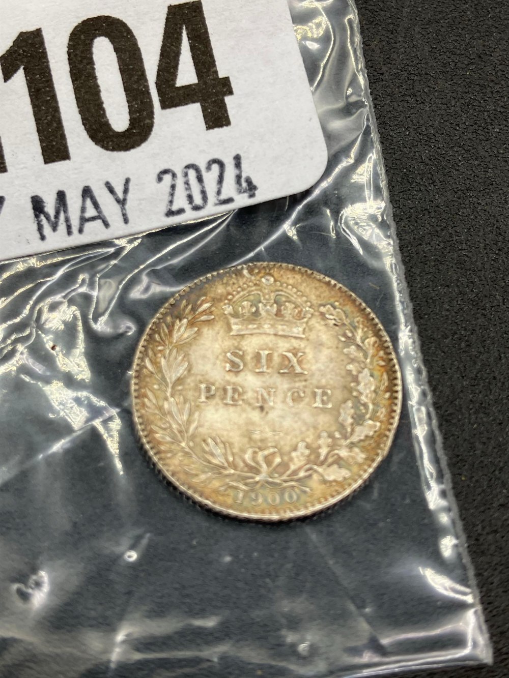 Sixpence 1900, very good grade - Image 2 of 2