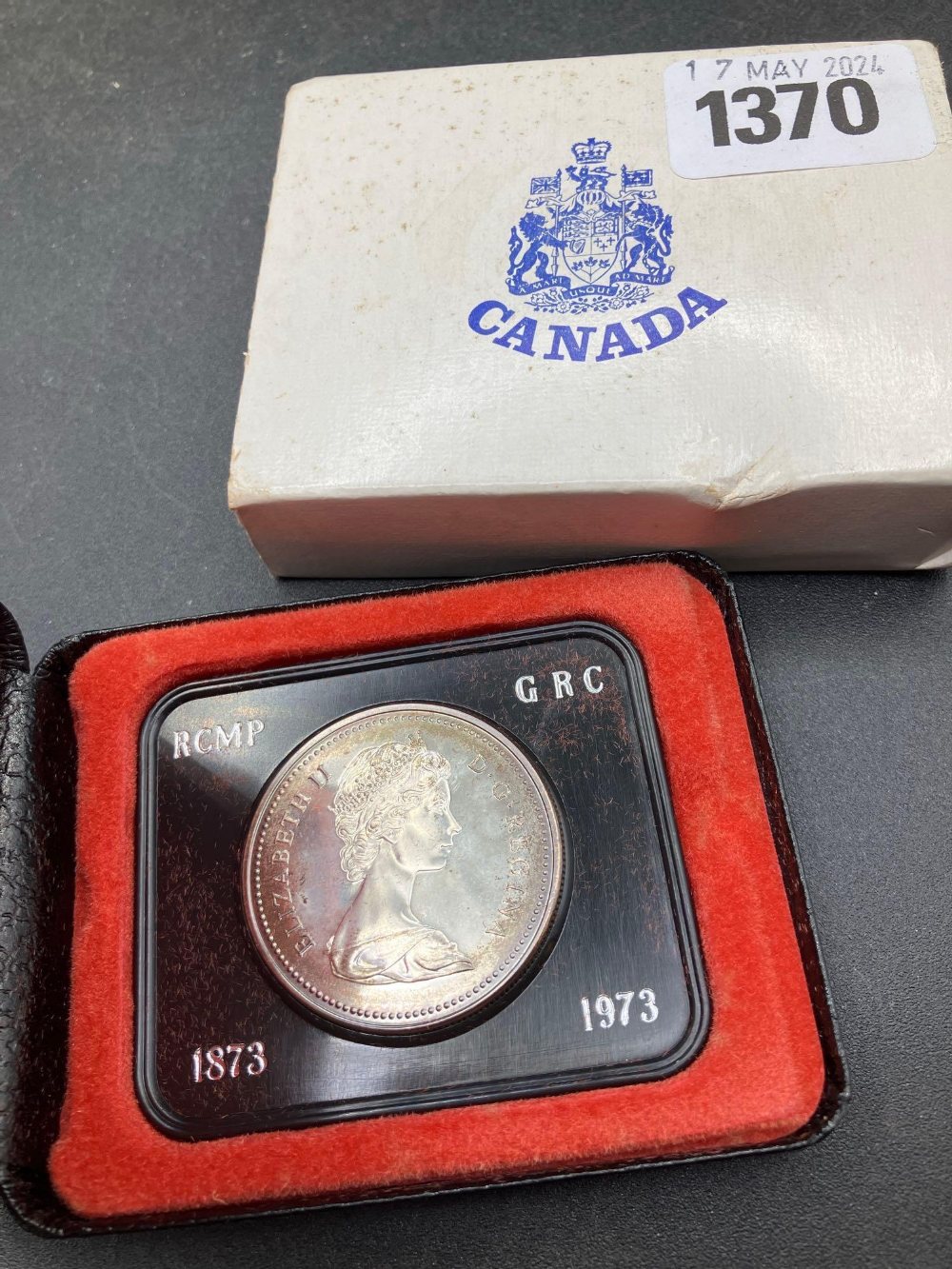 Canada proof Royal Canadian Police dollar - boxed