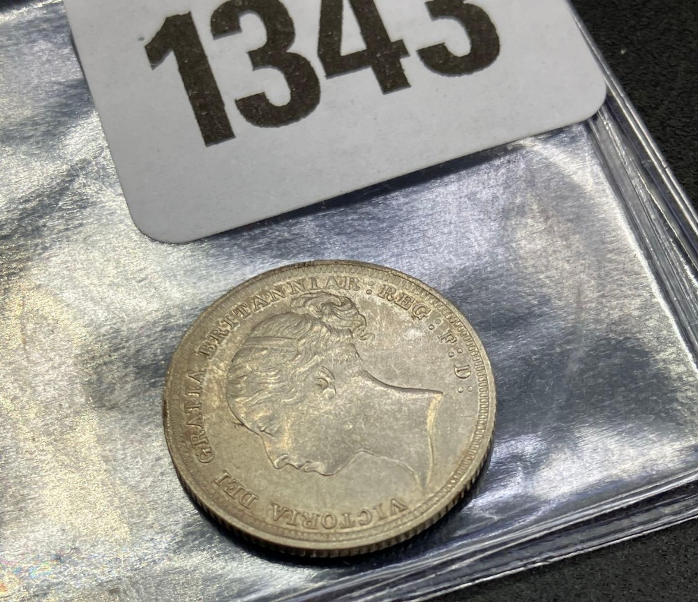 Young Head six pence 1887 high grade