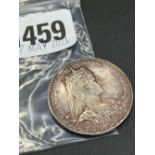 A 1902 silver coronation medallion 12.7 g