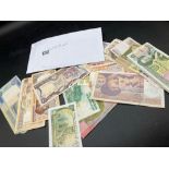 Envelope of World banknotes