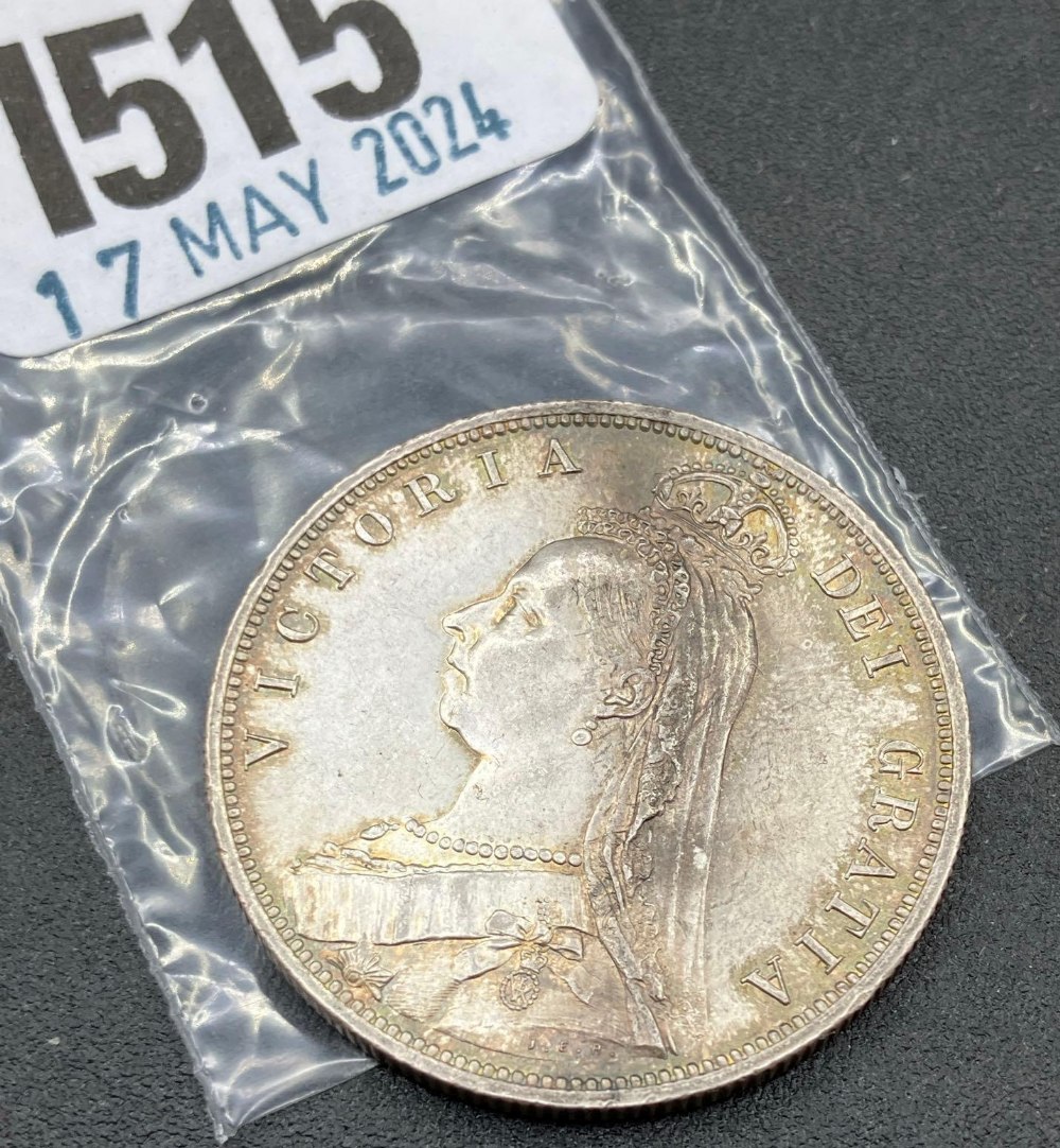 Half crown 1887 Very good grade