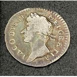 A 1685 silver penny