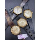 Four gents wrist watches including AVIA and INGERSOLL