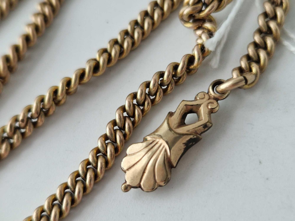 A rolled gold albert chain 14 inch - Image 2 of 3