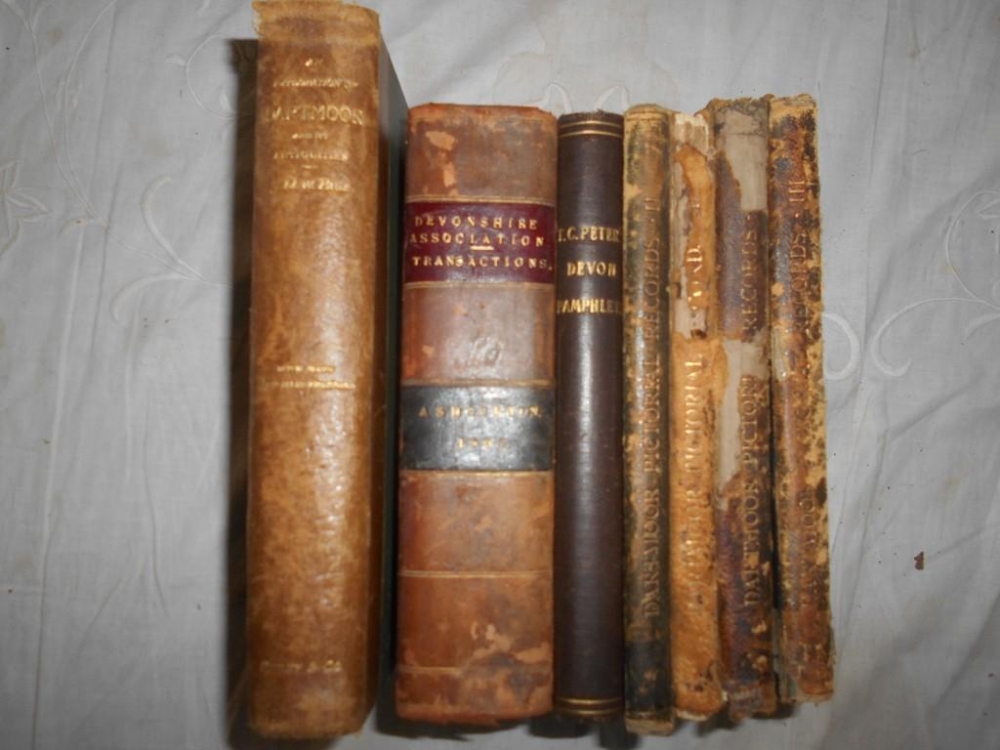 DEVON INTEREST BURNARD, R. Dartmoor Pictorial Records 4 vols. 1893, Plymouth, 67 plts. ltd. 200