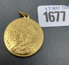 A 1937 bCoronation medal Struck by Roundtree