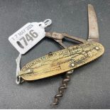 Antique multi blade penknife