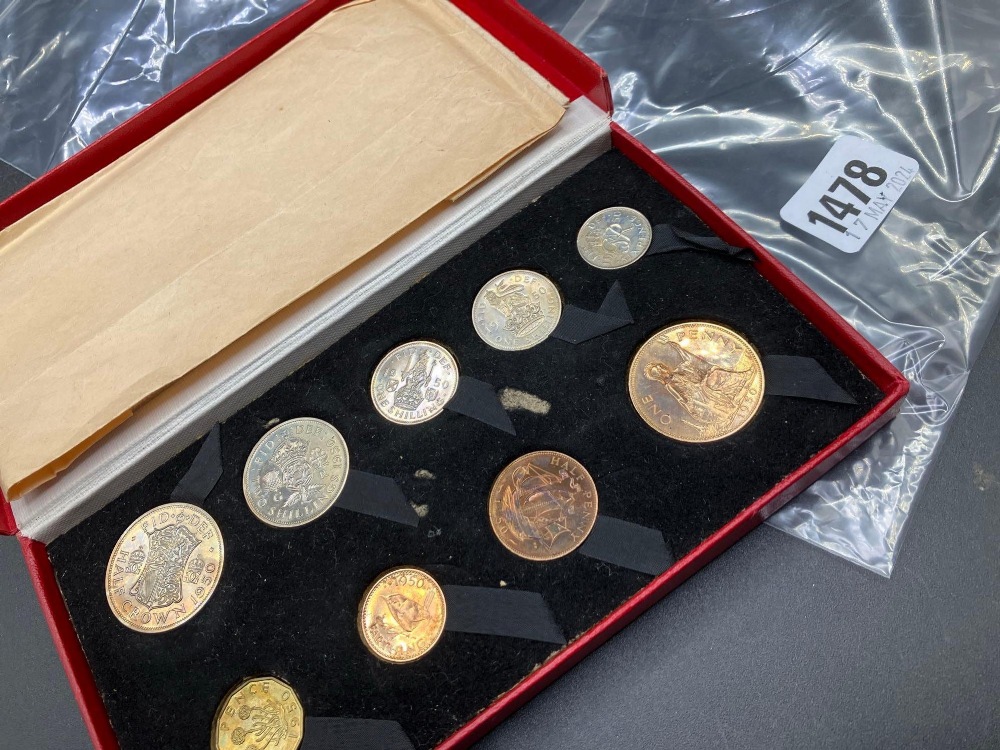 1950 9 coin proof set