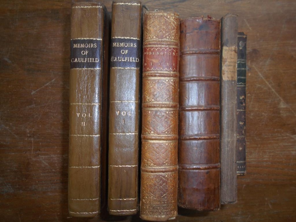 HARDY, F. Memoirs... James Caulfield 2 vols. 2nd. ed. 1812, 8vo cont. fl. diced cf. rebacked, plus
