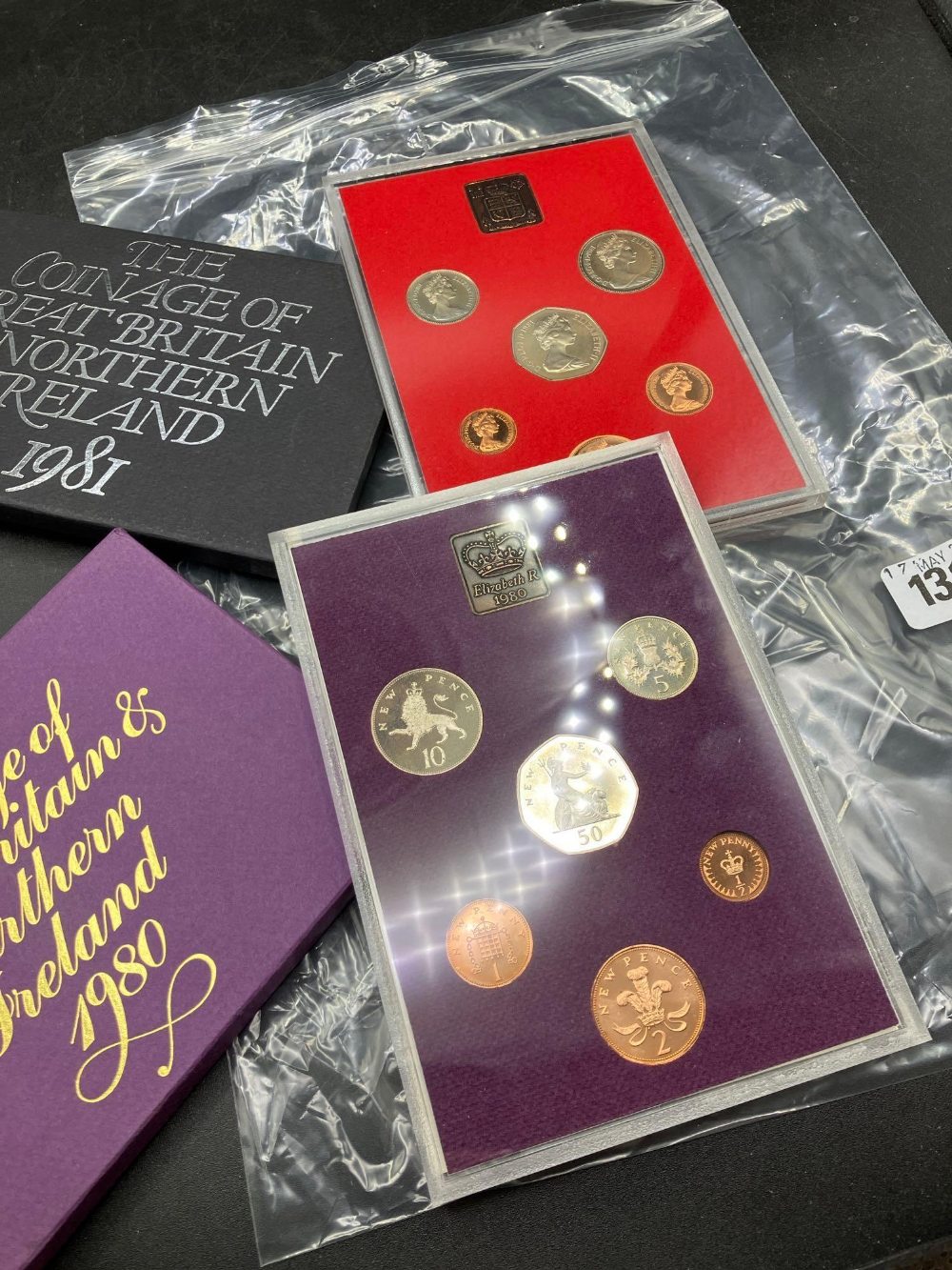 1980 & 1981 UK Proof sets