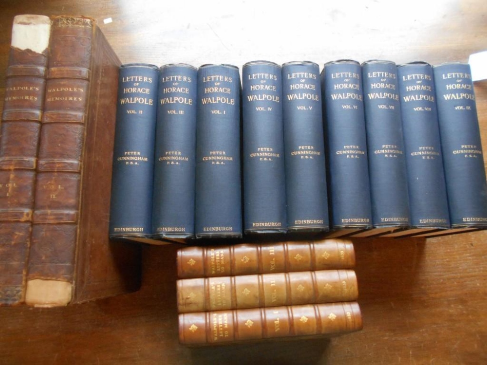 WALPOLE, H. Memoirs of the Last Ten Years of the Reign of George the Second 2 vols. 1st.ed. 1822,