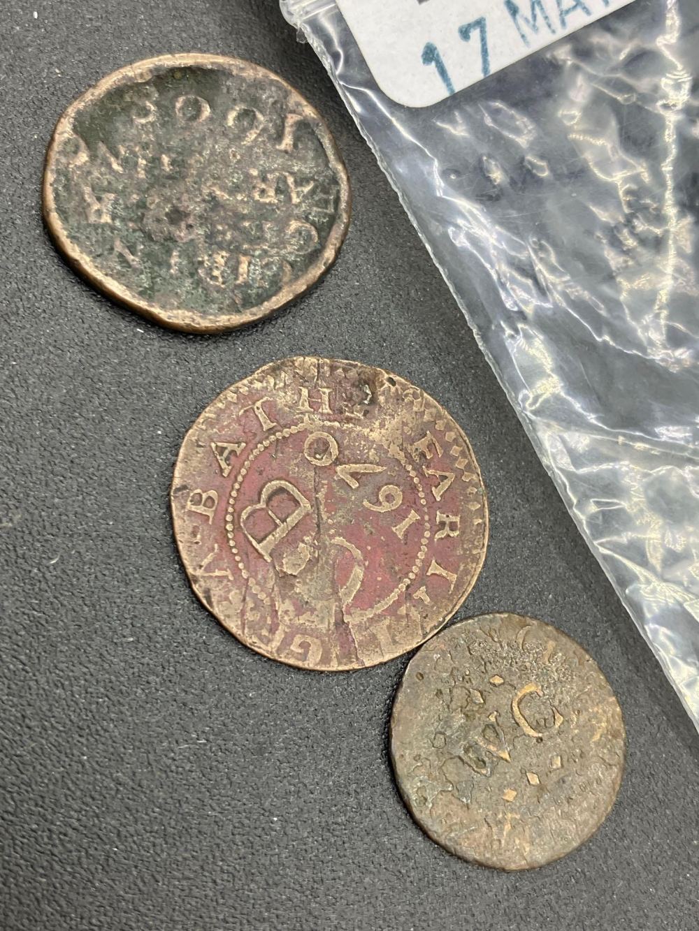 17th Century farthing tokens