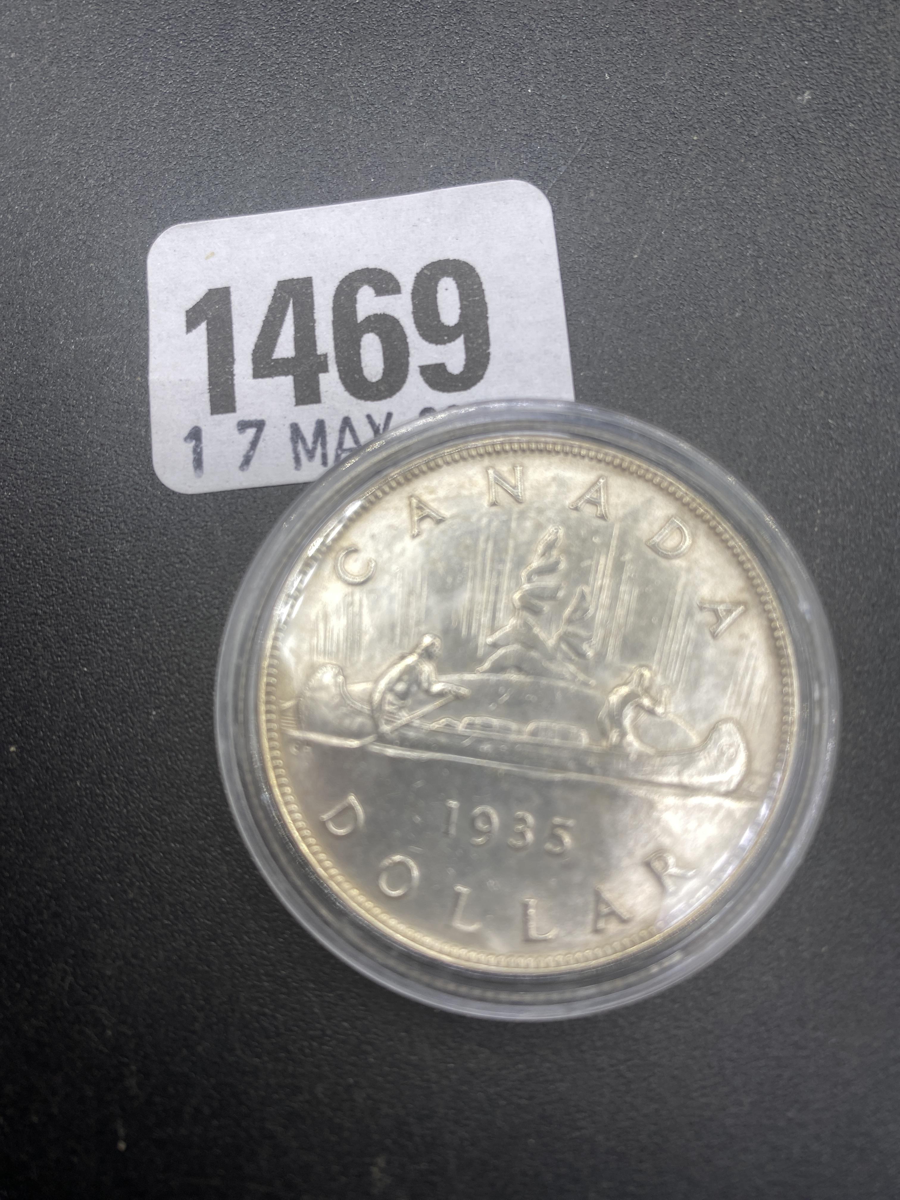 1935 Canadian dollar good grade - Bild 2 aus 2