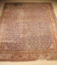 A Late 19th/Early 20th Century Feraghan Carpet (A/F).