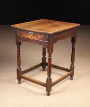 An Oak & Elm Tray-topped Table Circa 1700.