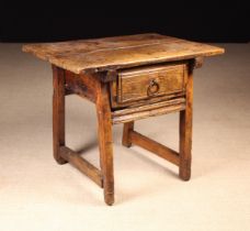 A Small 18th Century Spanish Provincial Table, probably fruitwood.