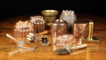 A Group of Mainly 19th Century Moulds & Kitchenallea etc to include;