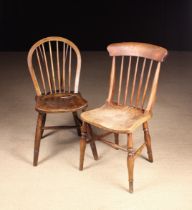 Two 19th Century Windsor Kitchen Chairs;