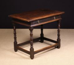 A 17th Century Joined Oak Table.