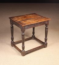 A 17th Century Oak Cumbrian Coffin Table.