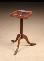 An Unusual Late 18th/ Early 19th Century Fruitwood Country Tripod Stand.