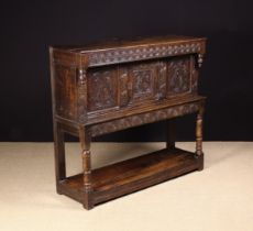 A Charles I Oak Westmorland Livery Cupboard Circa 1640.