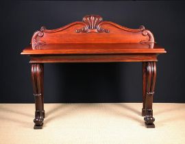 A William IV Style Mahogany Sideboard/Buffet.