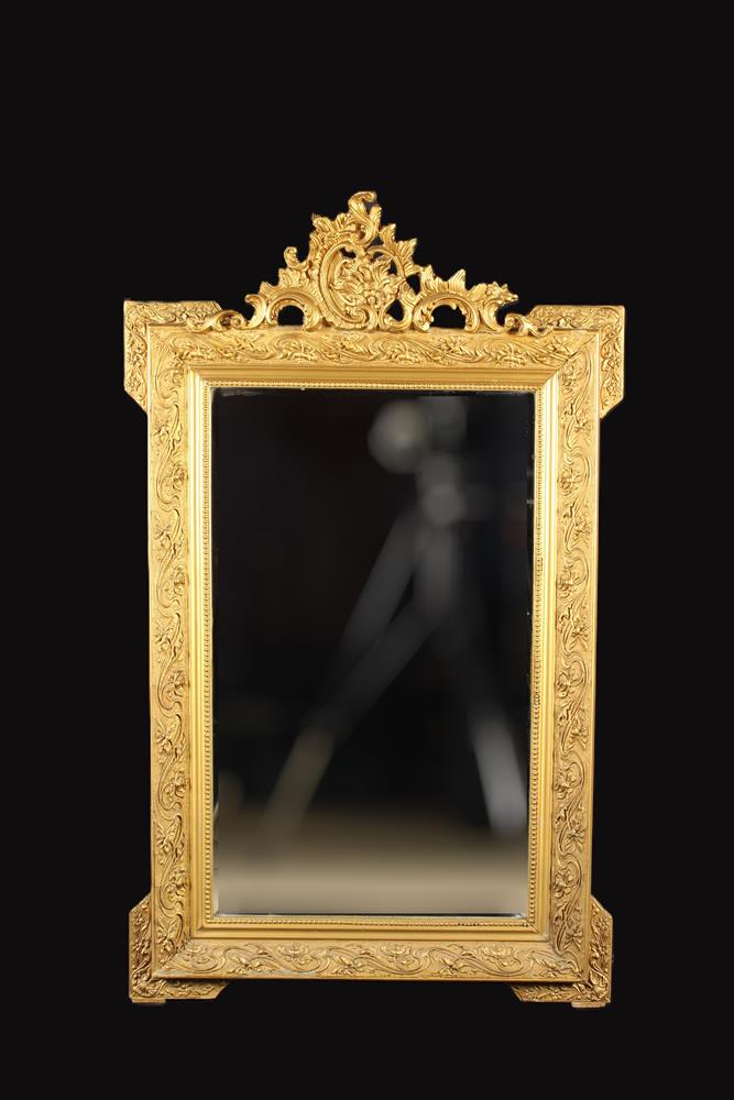 A GIlt Framed Wall Mirror,