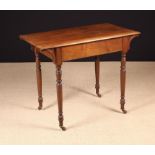 A Late Victorian/Early Edwardian Mahogany Side Table.