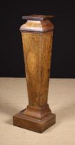 A 19th Century Inlaid Rosewood Side Pedestal (A/F).