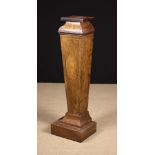 A 19th Century Inlaid Rosewood Side Pedestal (A/F).