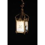 An Early 20th Century Hanging Hall Lantern.