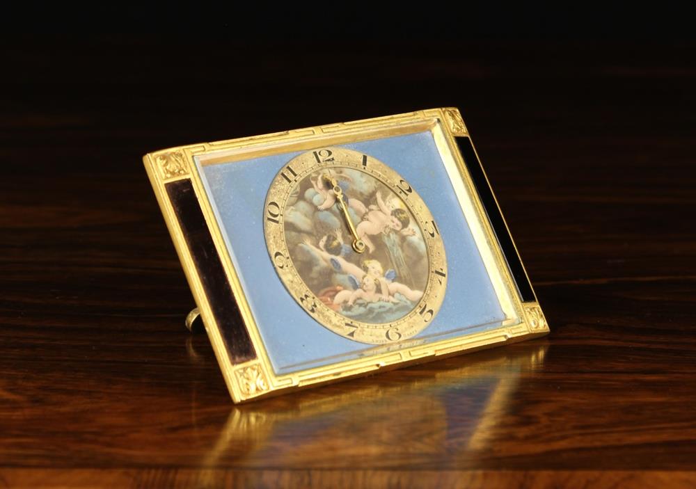 A Delightful 19th Century Austrian Strut Clock with Swiss 8 day movement. - Image 2 of 2