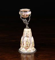A 19th Century Viennese Enamelled Wager Cup,