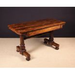 A William IV Rosewood Library Table.