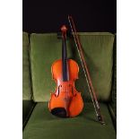 A Quality Violin & Bow: The Italian Violin by Spataffi Guerriero, Gubio 1989.