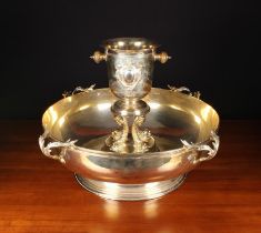 A Large Splendid Silver Plated Champagne Cooler/Centre Piece.